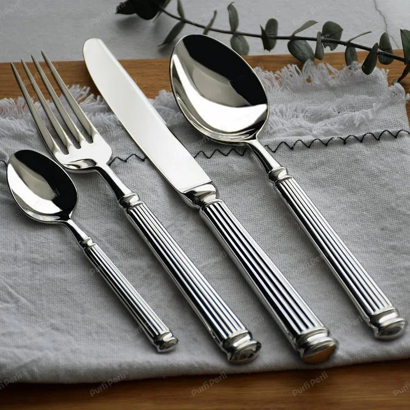 VeroLux Elite Flatware Set – Elegant Design with Durable Construction for Impressive Dining