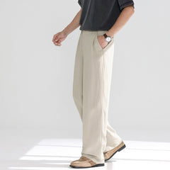 Verona Straight Linen Cotton Sweatpants