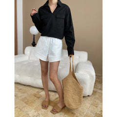 Verona Linen V-Neck Shirt