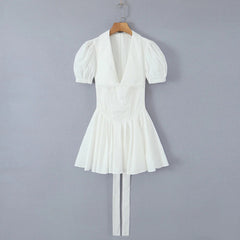Verona Puff Mini Dress