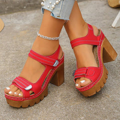 Willow Adjustable Platform Sandals | Cushioned Insole, Anti-Slip Outsole
