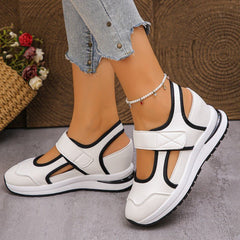 Willow Breathable Cut-Out Walking Shoes | Adjustable Straps | Lightweight Sole