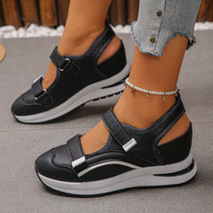 Wren Airflow Walking Shoes | Adjustable Strap Fit | Cushioned Platform Sole