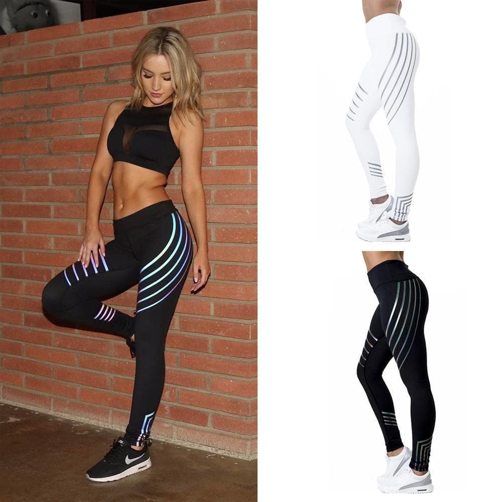 Rainbow Reflective Leggings Zimomo