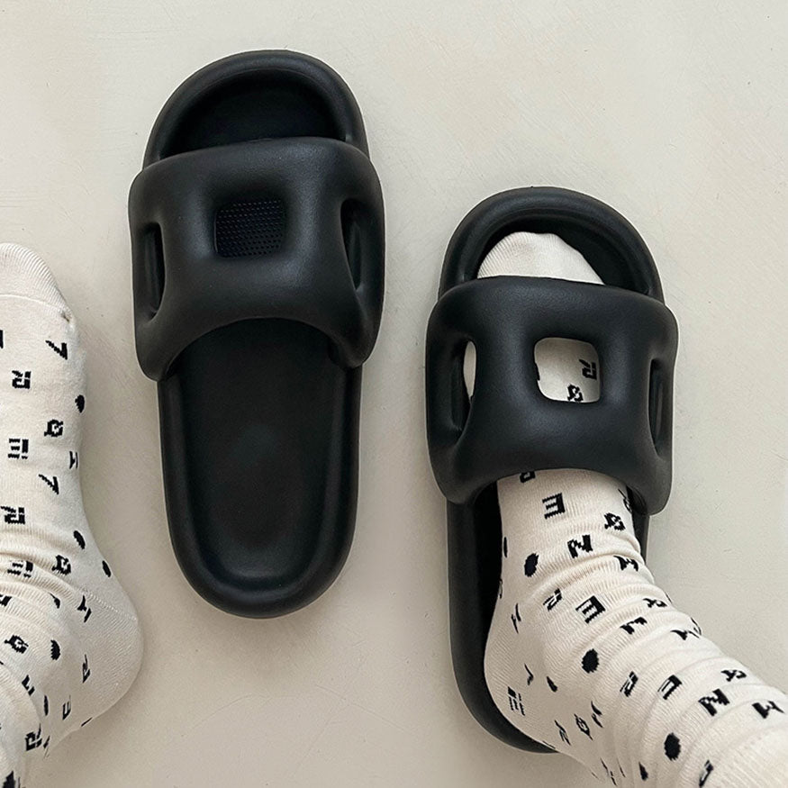 Stylish Hollow Out Slides dylioshop