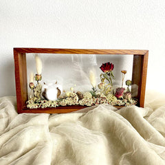 Dried Flower Bouquet with Frame-F-Best Gift for Her/Him Feajoy