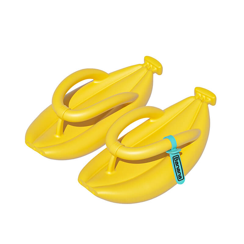 Funny Banana Shaped Flip Flops dylinoshop