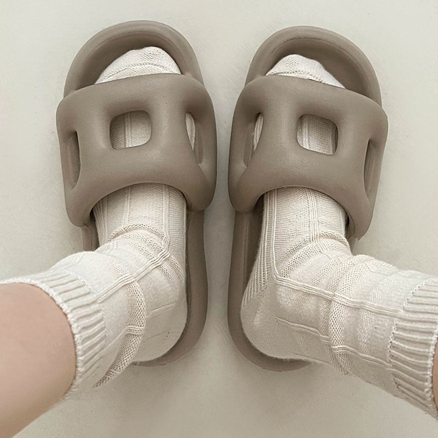 Stylish Hollow Out Slides dylioshop