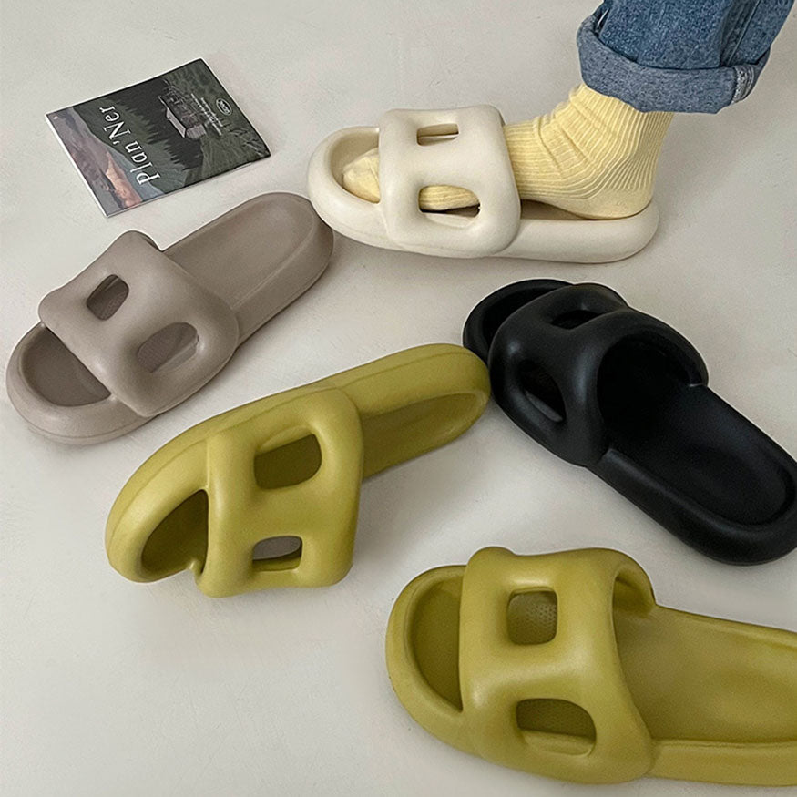 Stylish Hollow Out Slides dylioshop