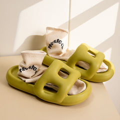 Stylish Hollow Out Slides dylioshop