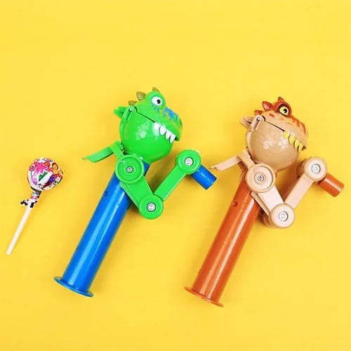 Dinosaur Robot Lollipop Holder dylinoshop