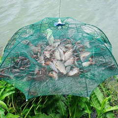 Folding Portable Automatic Fishing Net dylinoshop