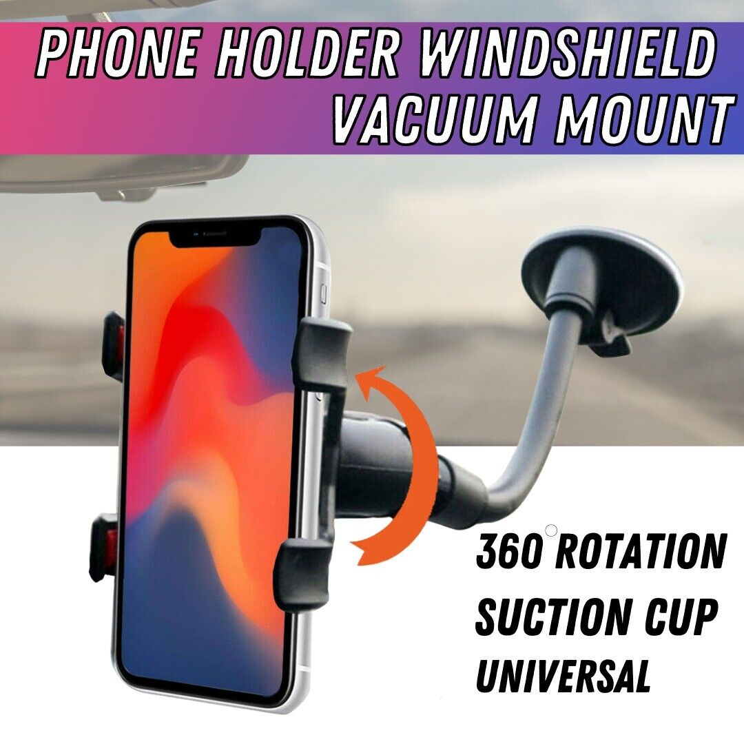 Car Windshield Vacuum Mount Cell Phone Holder Stand dylinoshop