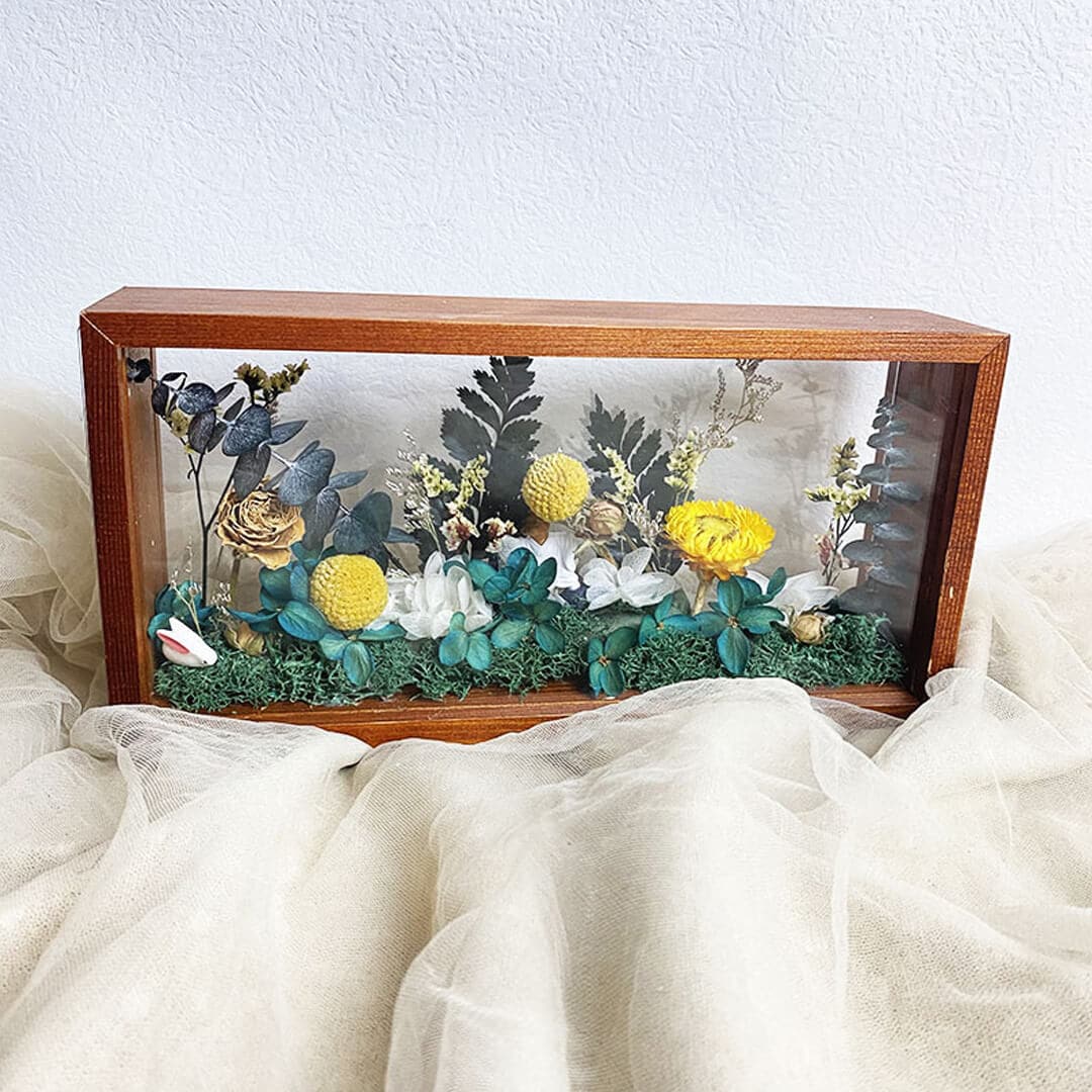 Dried Flower Bouquet with Frame-F-Best Gift for Her/Him Feajoy