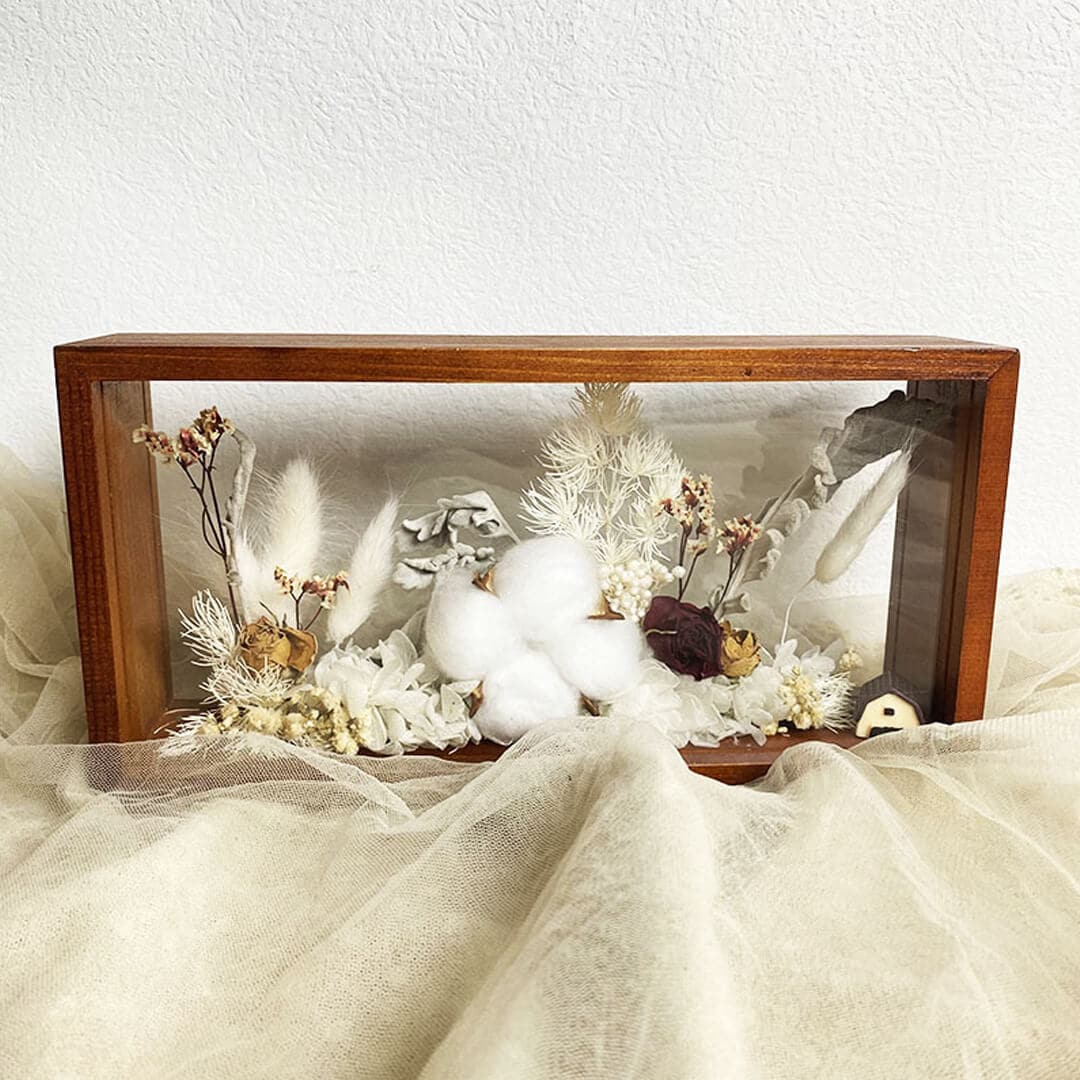 Dried Flower Bouquet with Frame-F-Best Gift for Her/Him Feajoy