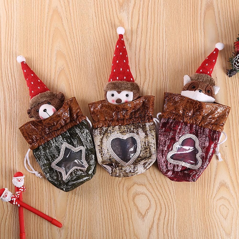 3Pcs Christmas Decoration Candy Bag dylinoshop