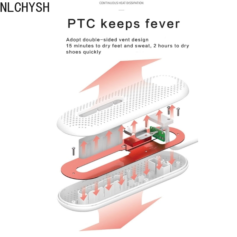 220V Shoe Dryer 12W dylinoshop