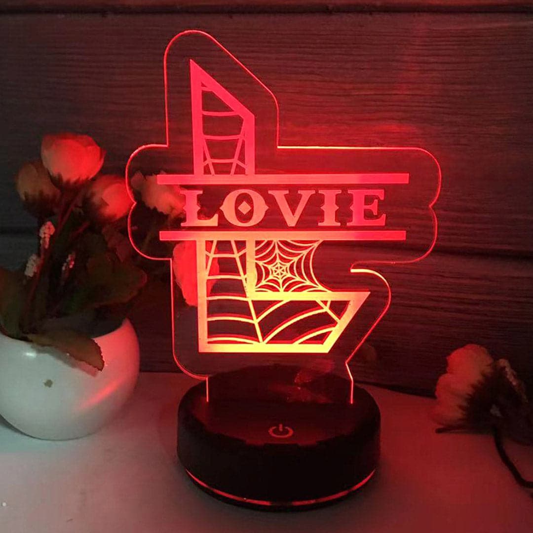 Personalized Name Letter Night Light Feajoy