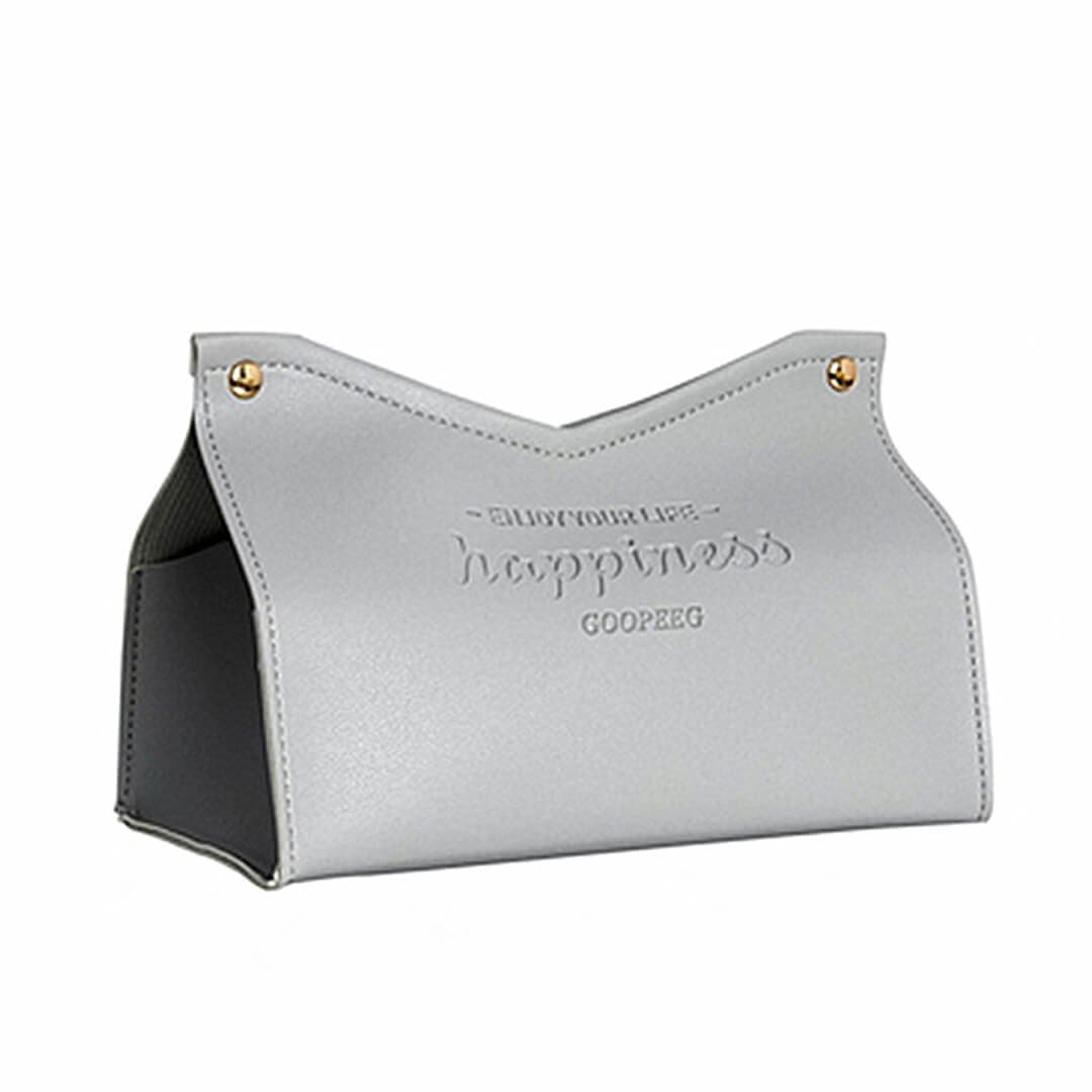 Happiness Leather Bag Tissue Box Feajoy