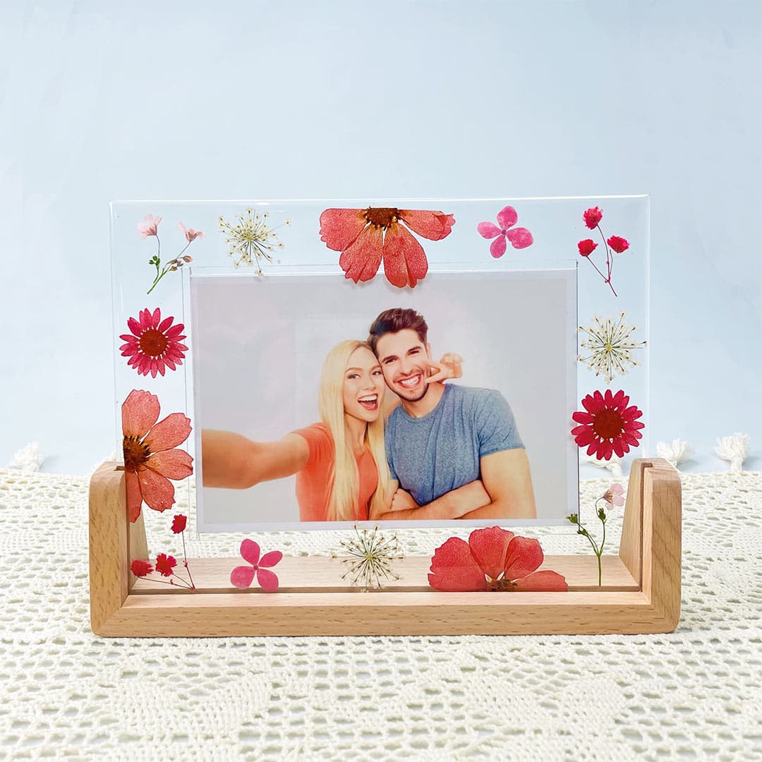 Pressed Flower Photo Frame Feajoy