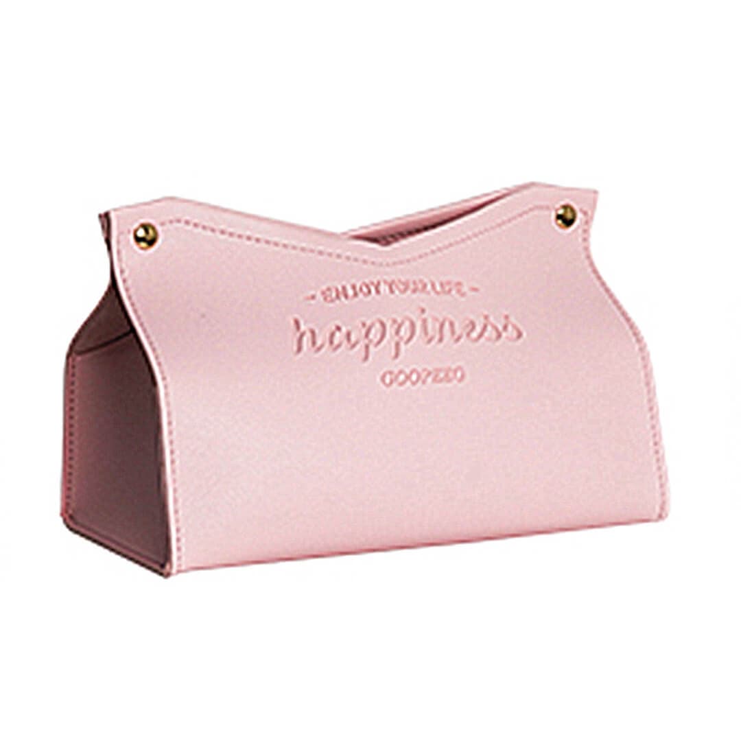 Happiness Leather Bag Tissue Box Feajoy