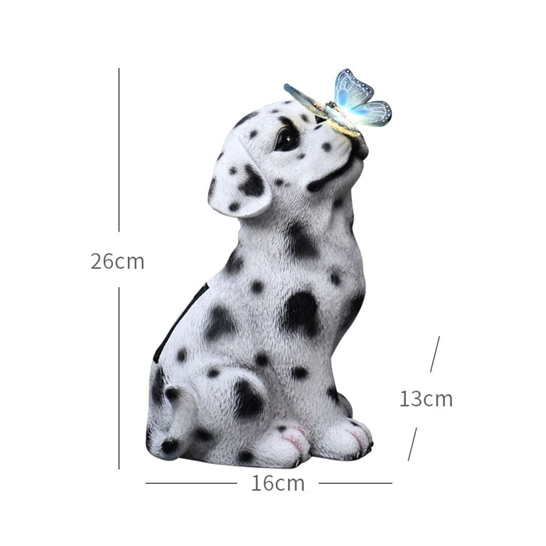 Dog/Cat With Butterfly Solar Lights Garden Decor Feajoy