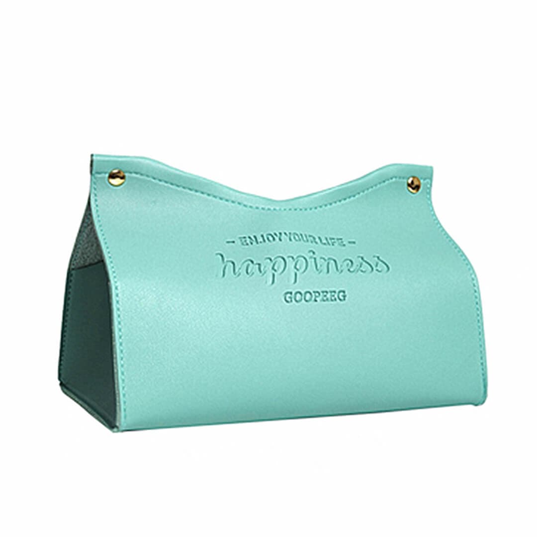 Happiness Leather Bag Tissue Box Feajoy