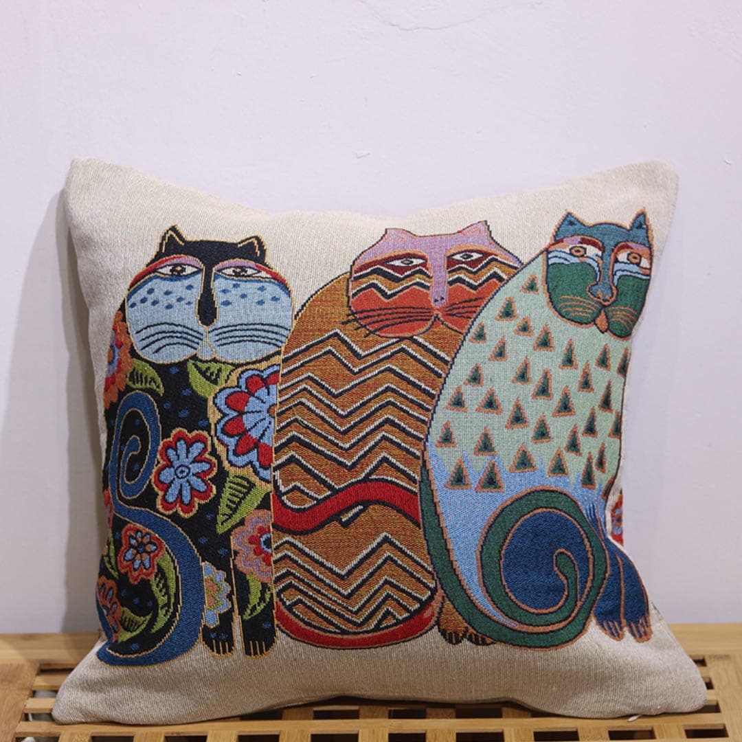 Embroidery Art Pillow Covers Feajoy