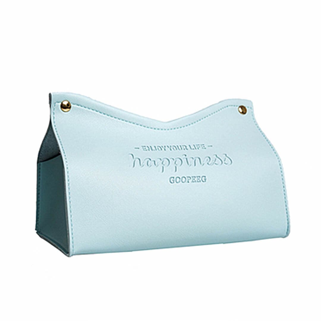 Happiness Leather Bag Tissue Box Feajoy