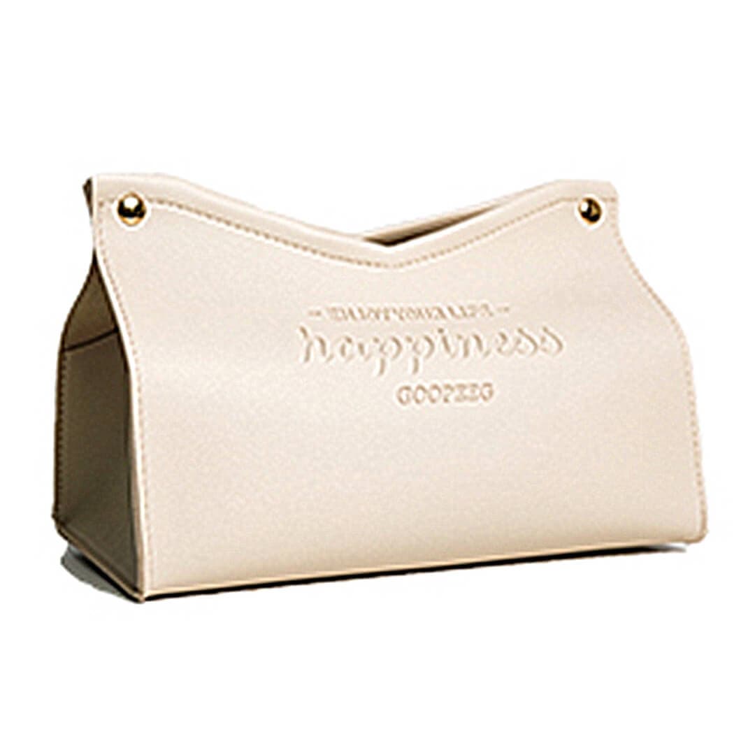 Happiness Leather Bag Tissue Box Feajoy