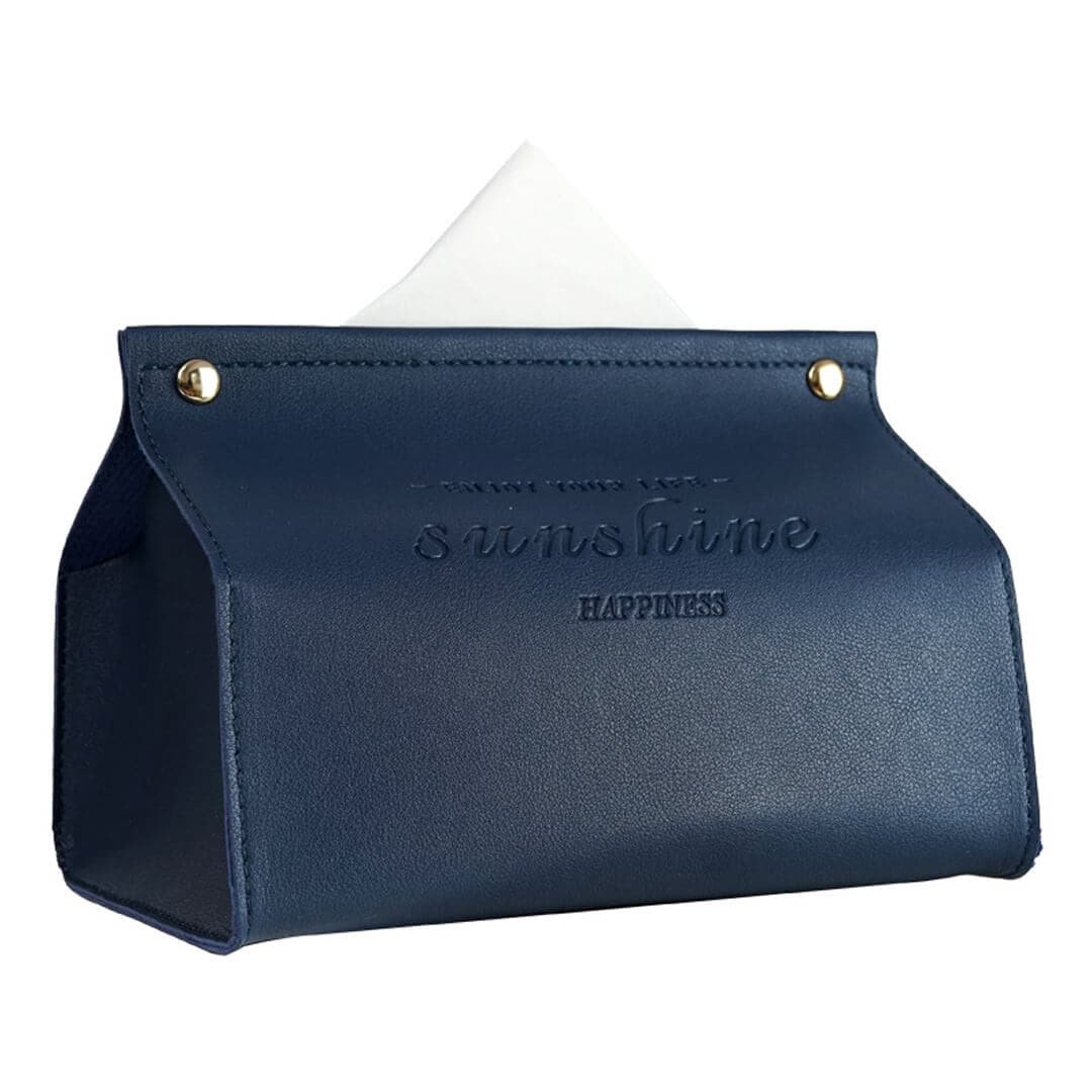 Leather Bag Tissue Box Feajoy