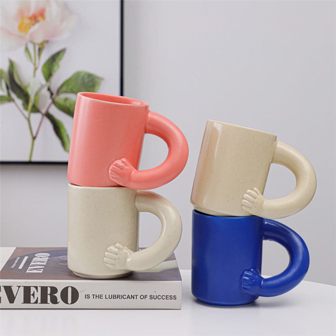 Ceramic Fat Arm Handle Mug dylinoshop