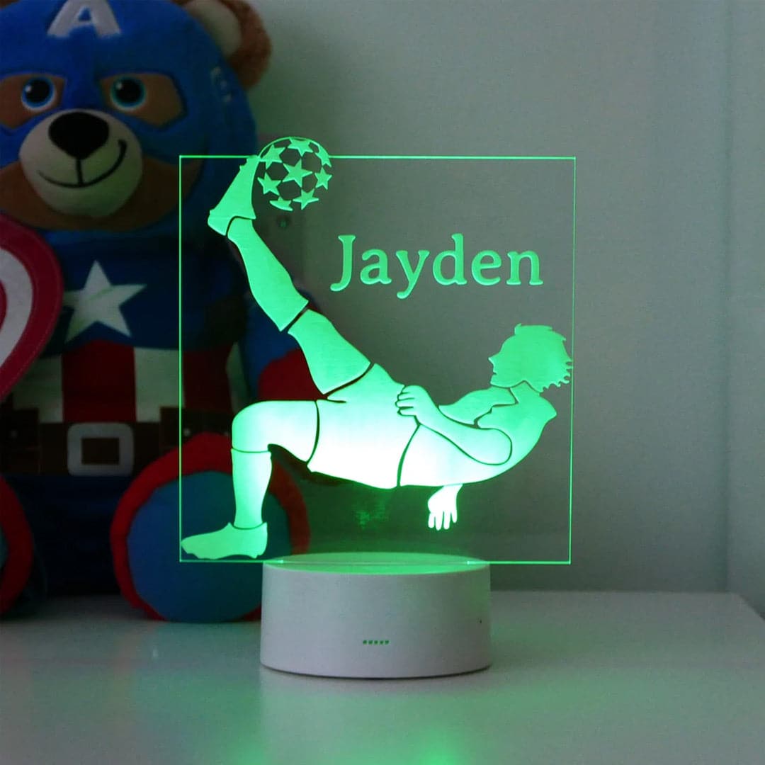 Personalized Football Night Light Feajoy