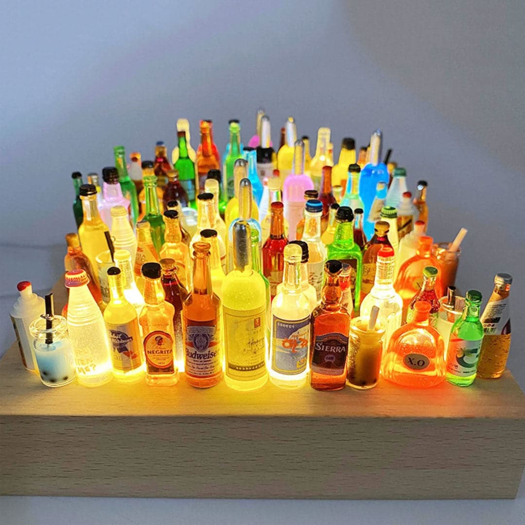 DIY Bottle Beer Wine Drinks Night Light Feajoy