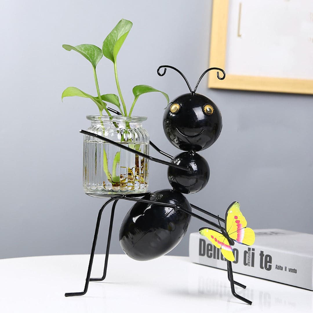 Iron Art Deco Hydroponic Vase Feajoy