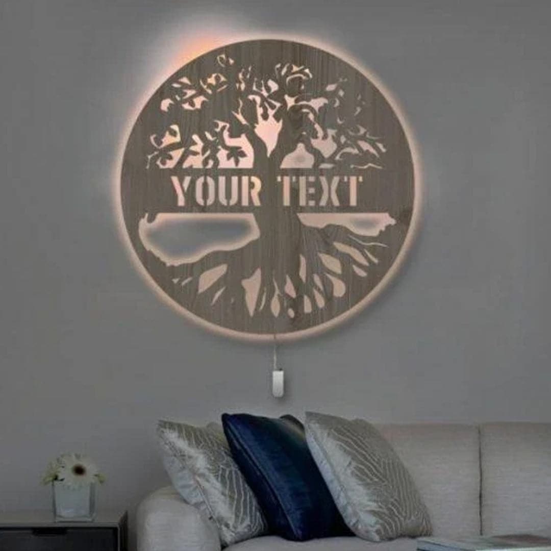 Personalized Wall Decor Lamp Feajoy