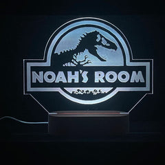 Jurassic World Personalized Night Light Feajoy