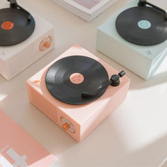 Vinyl Record Player Bluetooth Speaker feajoy