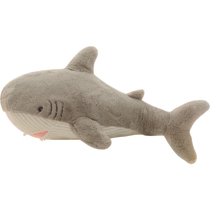 Plush Shark Toy Throw Pillow feajoy