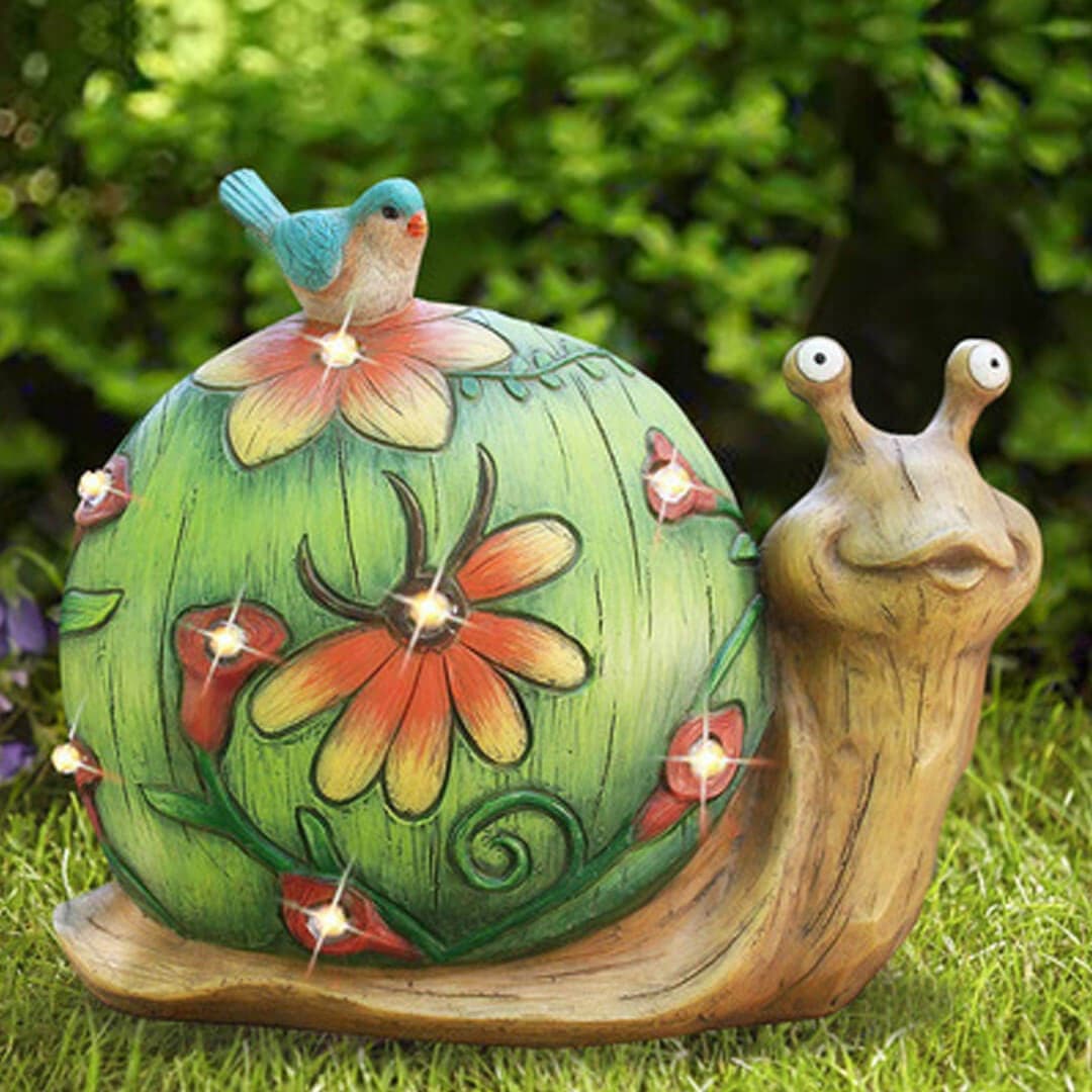 Solar Snail Garden Decoration Feajoy