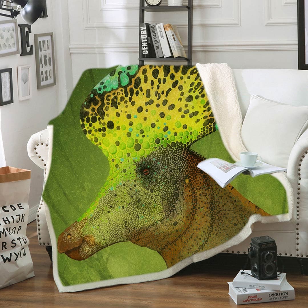 Dinosaur Soft Fleece Throw Blanket feajoy