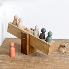 Seesaw Wooden Desktop Ornament feajoy