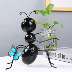 Iron Art Deco Hydroponic Vase Feajoy