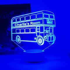 Personalized London Bus Night Light feajoy