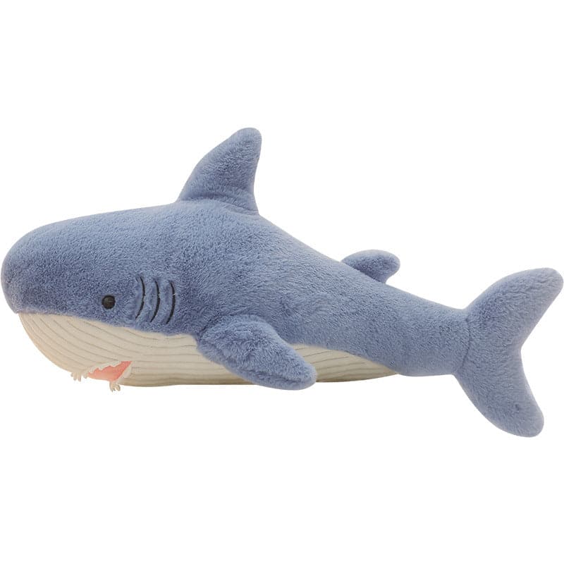 Plush Shark Toy Throw Pillow feajoy