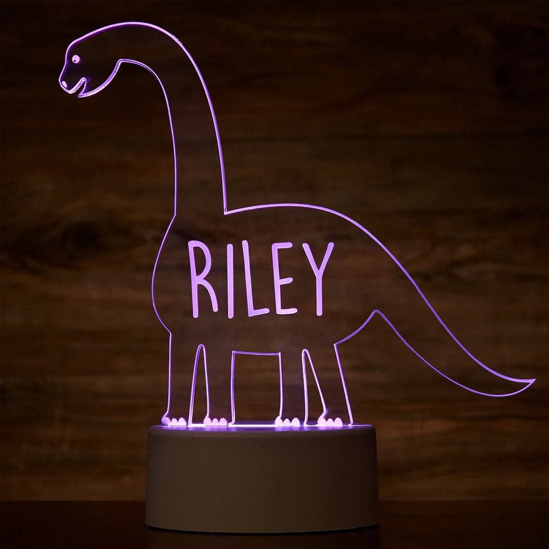 Personalized Dinosaur Night Light feajoy