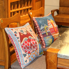 Embroidery Art Pillow Covers Feajoy