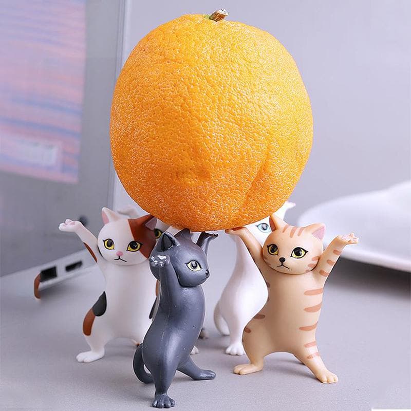 Funny Cat Holder Desktop Ornament feajoy