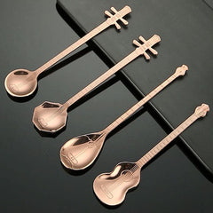 Guitar Musical Instrument Shaped Spoon dylinoshop