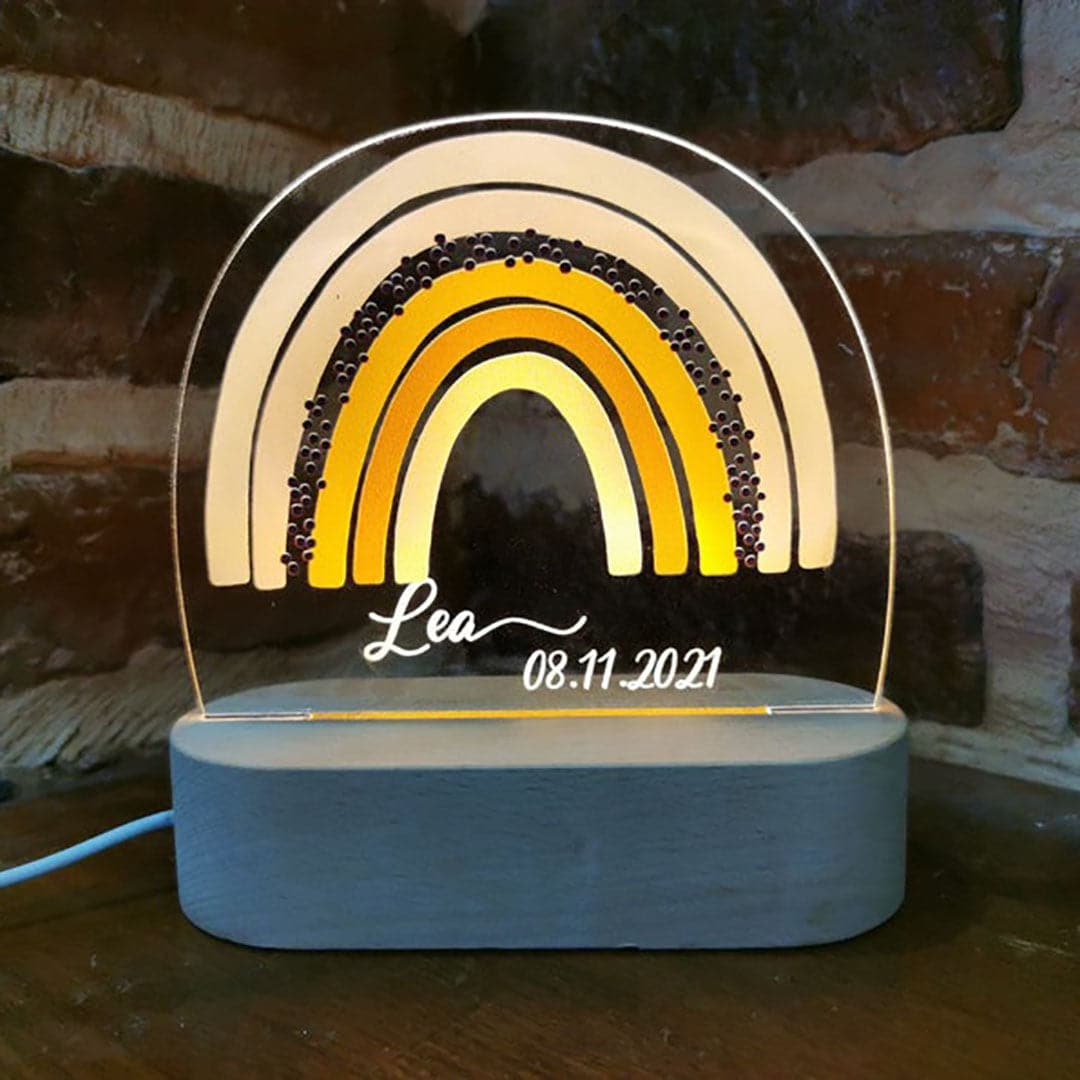 Personalized Rainbow Night Lamp feajoy